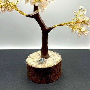 Blue and Silver Crown ring